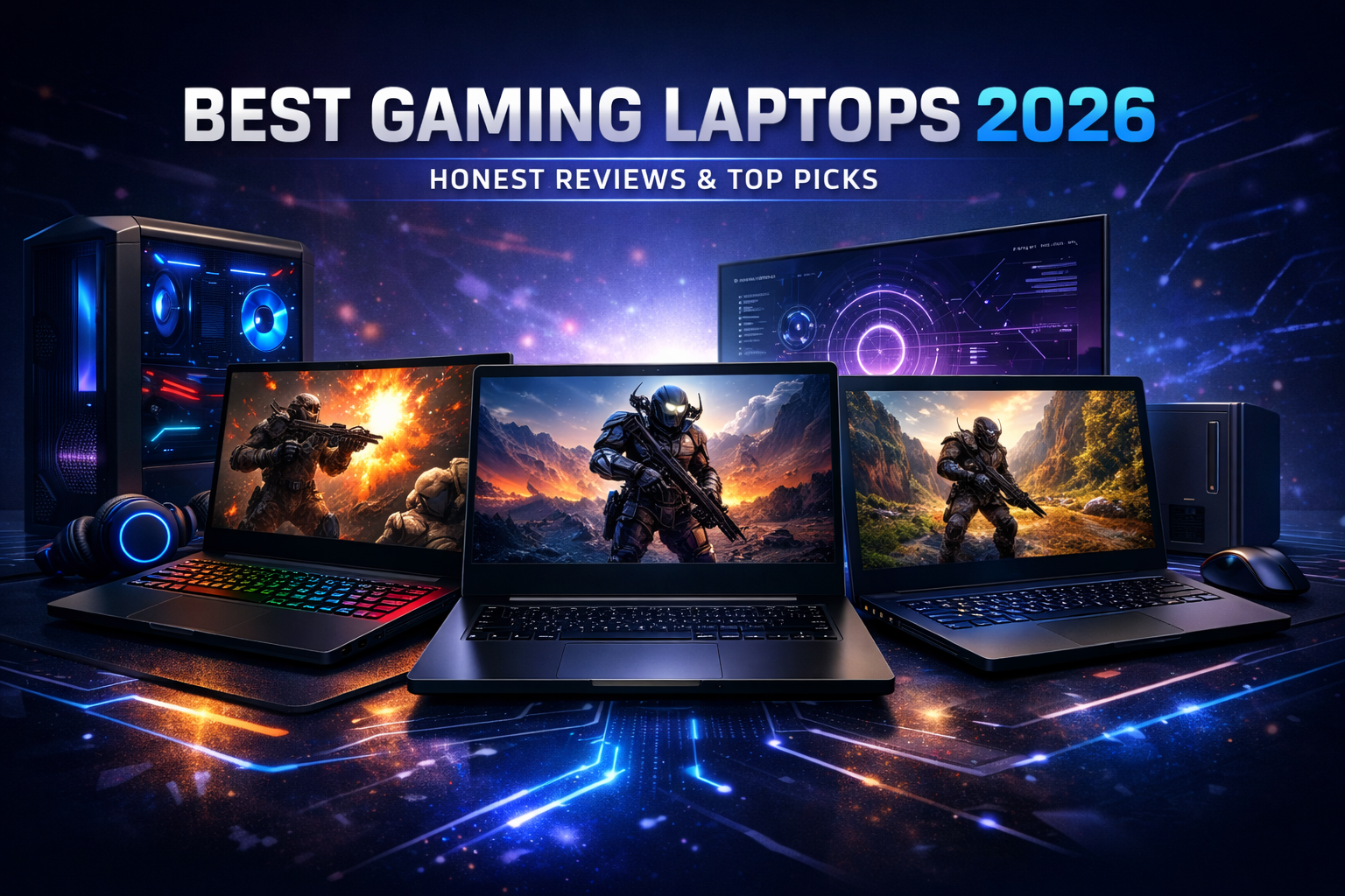 Read more about the article Best Gaming Laptops in 2026 -Honest Reviews